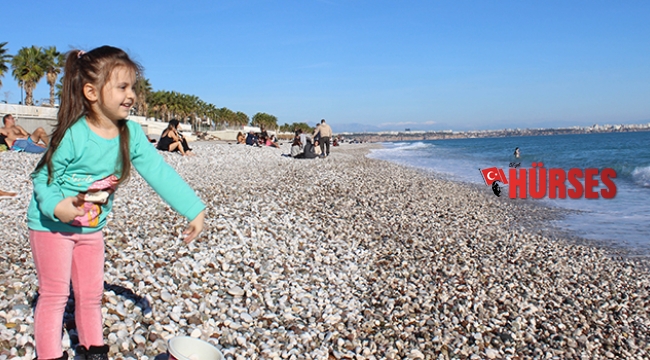 Aralık ortasında deniz keyfi