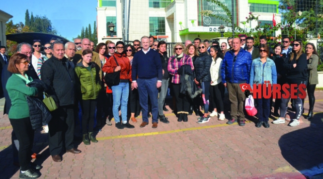 Doğa Koleji önünde eylem