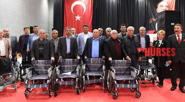 Tüm muhtarlara  tekerlekli sandalye