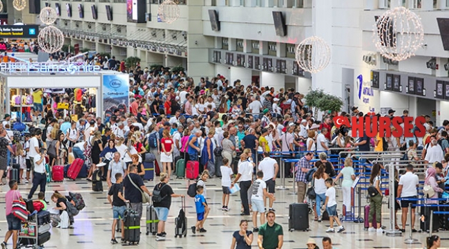 Turist sayısı  15 milyonu aştı