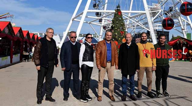 Uysal, Yeni Yıl Market’i ziyaret etti