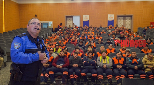 Belediye personeline güvenlik semineri
