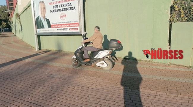 Kazanın ardından bisikletini alıp gitti