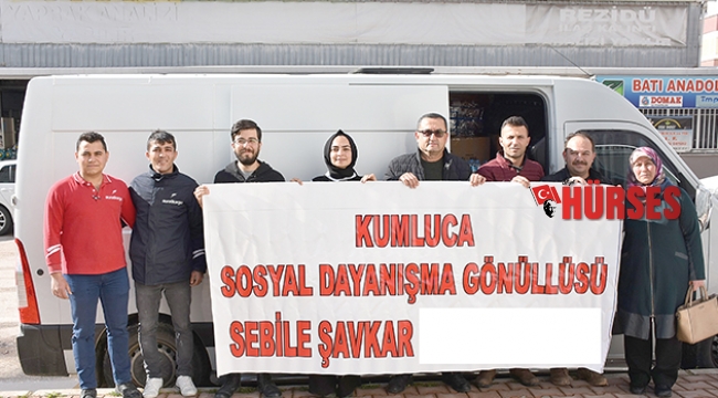 Kumluca’dan 2 minibüs eşya