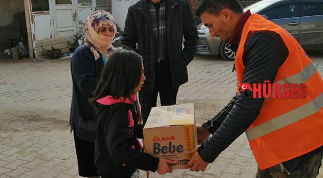 Muratpaşa'dan 5 kamyon Elazığ'a ulaştı