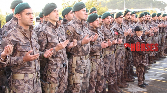 PÖH TİMLERİ SURİYE'YE UĞURLANDI