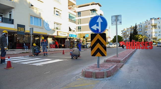 Şirinyalı’da yeni  trafik düzenlemesi