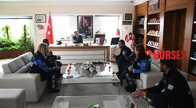 112 Acil Çağrı Merkezinin tanıtımı yapılıyor