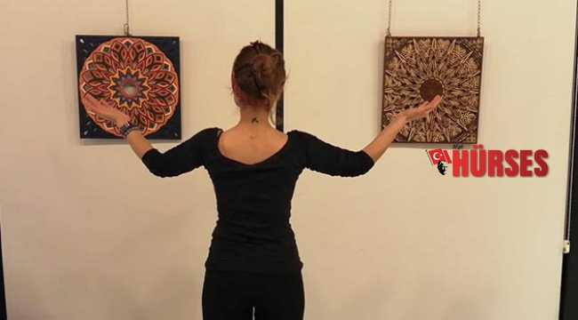 Ahşap resimler sergide