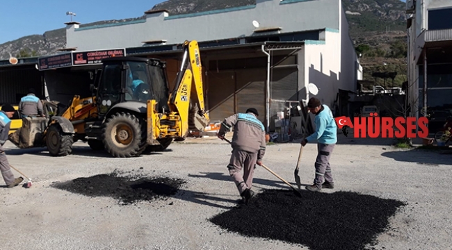 Alanya’da yama çalışması sürüyor