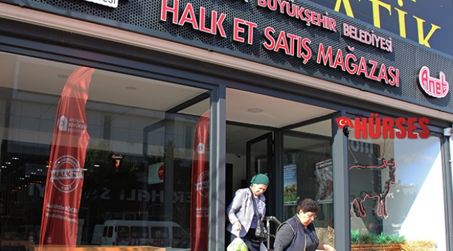 Halk Et’te iki ayda  34 ton et satıldı