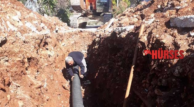 Kaş Bezirgan’a kanalizasyon