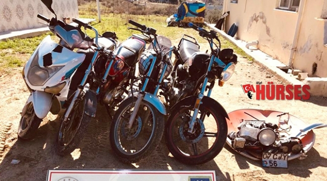 Motosiklet  hırsızı yakalandı