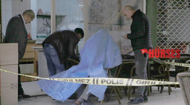Sandalyede hayatını kaybetti