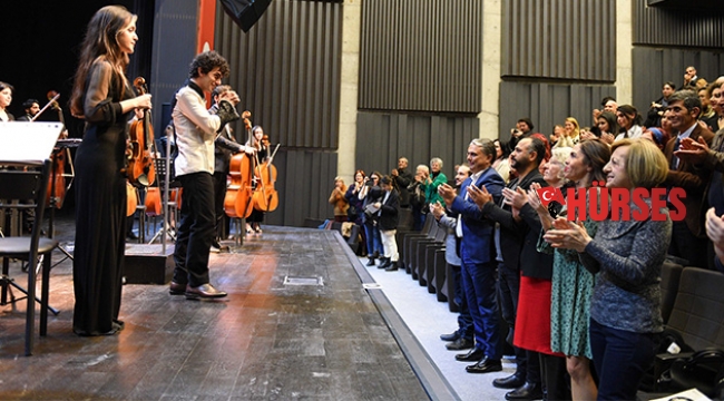 Türkan Şoray’da gençlik senfoni orkestrası