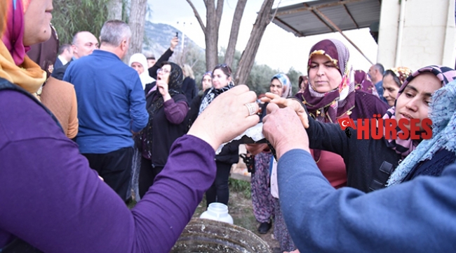 Zeytinyağı sabunu yapmayı öğrendiler