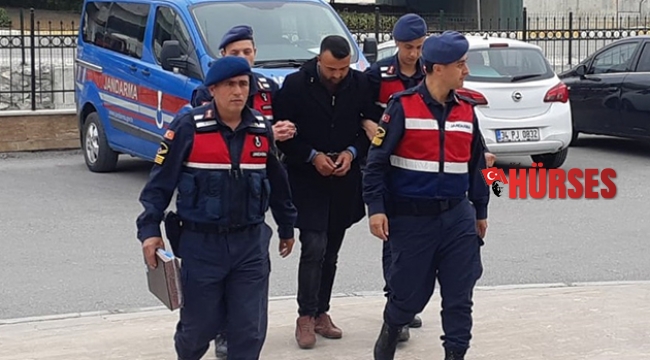 Akaryakıt  hırsızı yakalandı