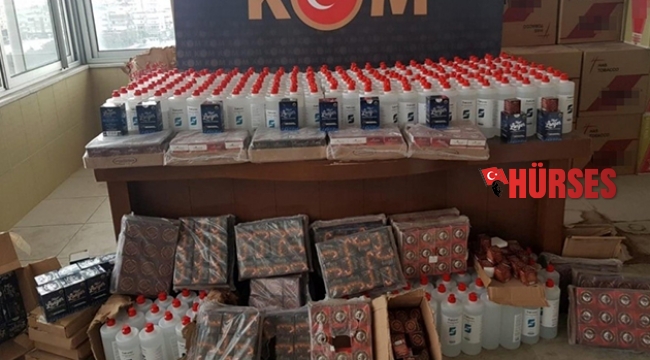 Alanya’da kaçak ürün operasyonu