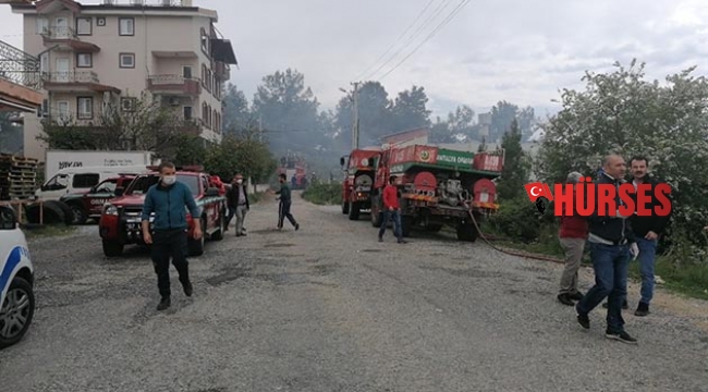 Antalya'da korkutan orman yangını