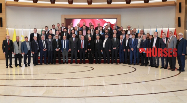 Böcek esnaf oda başkanları ile buluştu