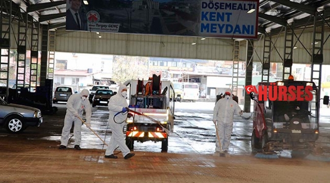 Döşemealtı Belediyesi önlemleri arttırdı