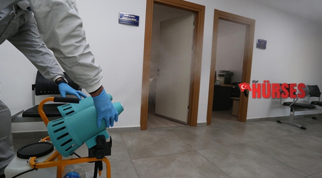Kamu kurumları  dezenfekte ediliyor
