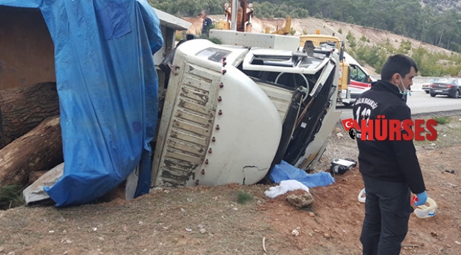 Korkuteli'de trafik kazası: 1 ölü, 1 yaralı