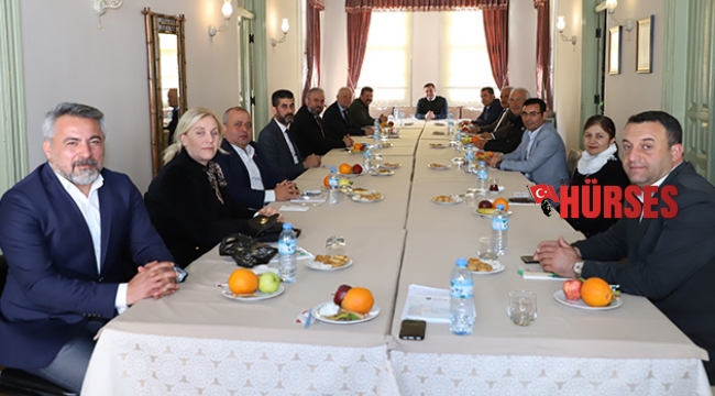 Oda Başkanlarıyla ‘Korona’ toplantısı