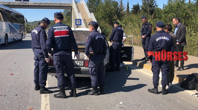 Otomobilden  uyuşturucu çıktı