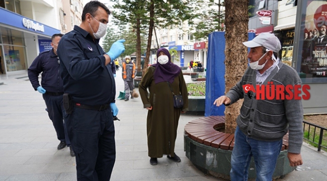 Toplu taşıma araçlarında sosyal mesafe denetimi