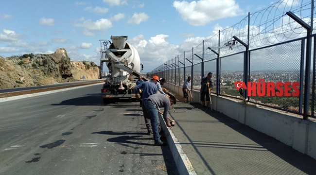 Türkeş Bulvarı’nın kaldırımları tamamlandı