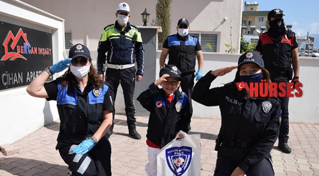 Adem Efe'nin polis olma hayali ayağına geldi