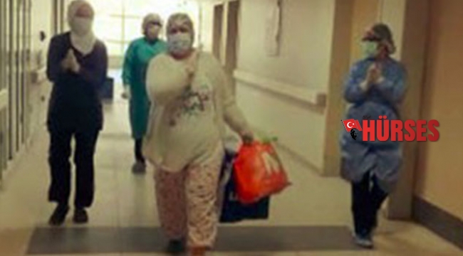 Alkışlarla taburcu oldu