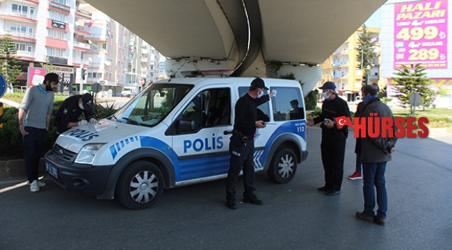 Antalya'da sokağa çıkan 955 kişiye idari işlem
