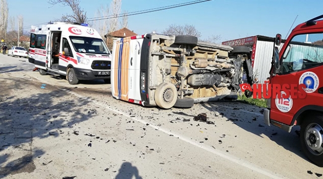 Antalya'da trafik kazası:2 yaralı