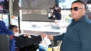 Antalya’nın toplu ulaşım araçlarına dezenfekte