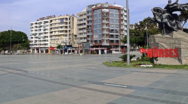 Antalya sokaklarını sessizlik bürüdü