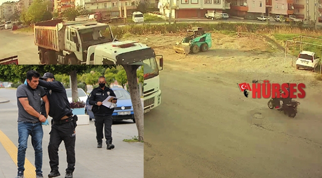 Hırsızdan polise tehdit