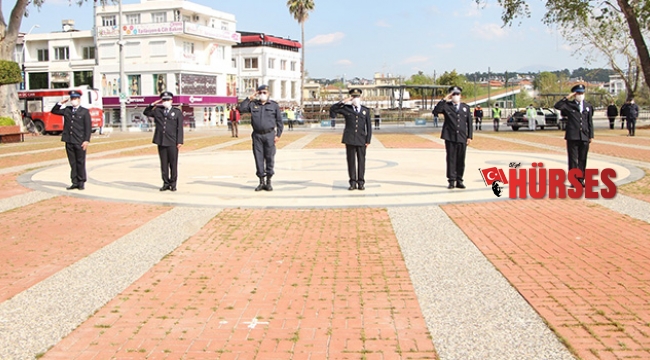 Manavgat'ta Polis Gününe sade kutlama
