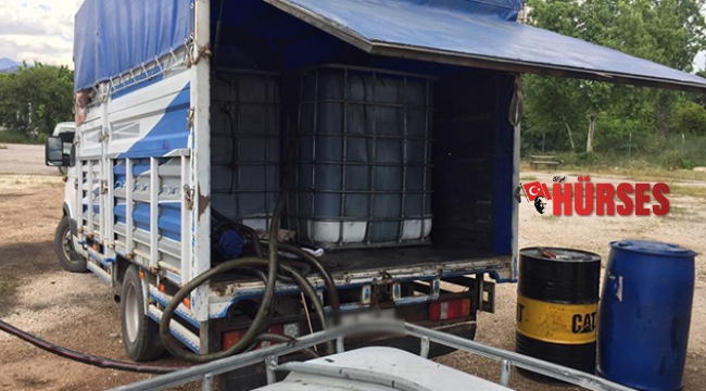 3 bin litre kaçak akaryakıt ele geçirildi