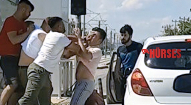 Antalya’da trafikte tekme tokatlı kavga