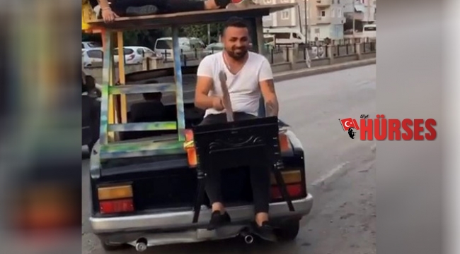 Arabada mangal yaktılar