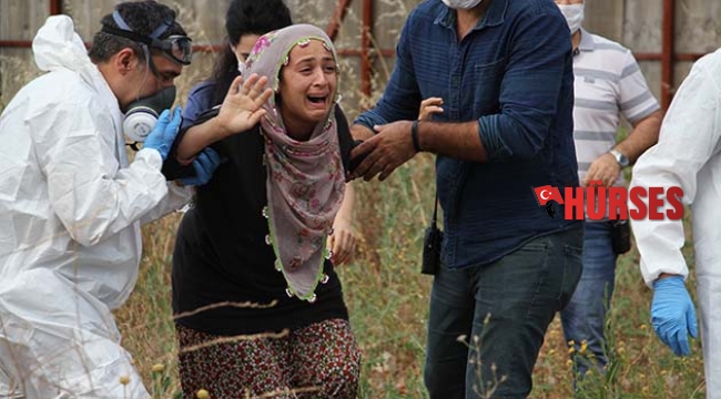 Cesedini elbisesinden teşhis etti