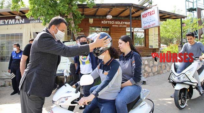 Ceza için girdiler kaskla çıktılar