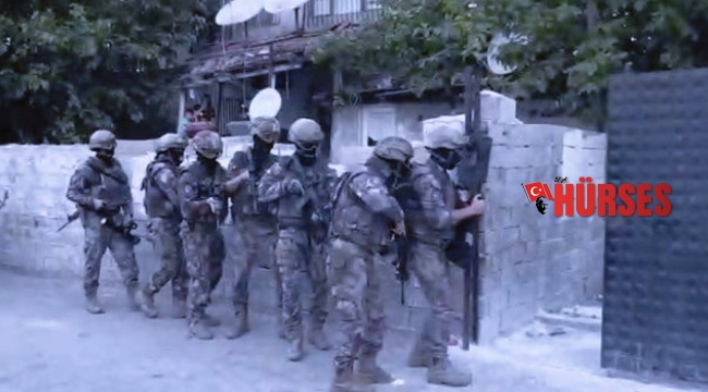 104 polisle şafak vakti uyuşturucu operasyonu