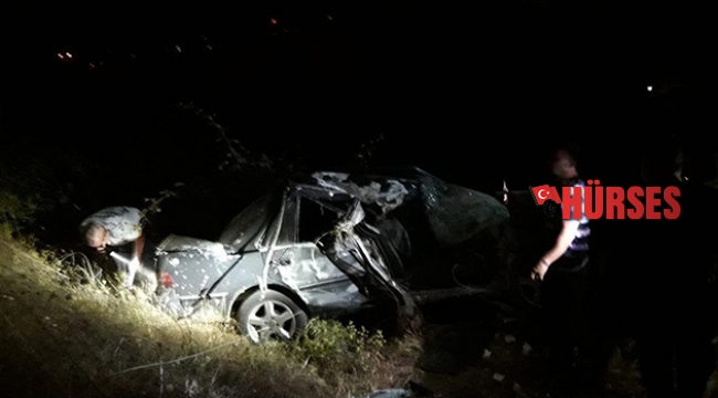 Alanya’da kontrolden çıkan otomobil takla attı: 3 yaralı