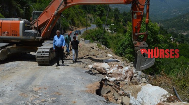 Alanya kırsalında yoğun çalışma