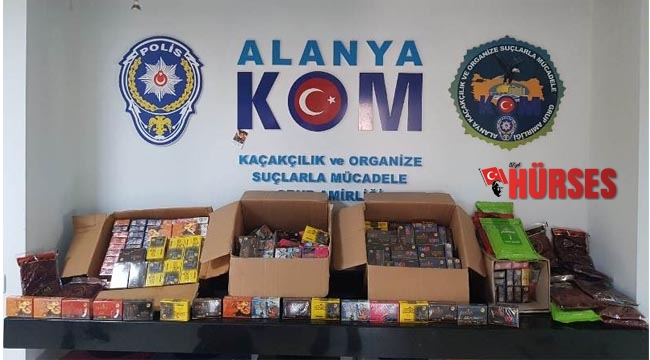 Antalya'da kaçakçılık operasyonları
