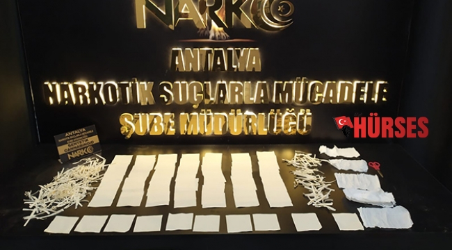 Antalya'da uyuşturucu operasyonu