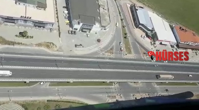 Antalya trafiği havadan denetlendi